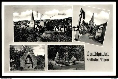 ÄLTERE POSTKARTE BRUCHHAUSEN BEI UNKEL AM RHEIN PANORAMA SIEBENGEBIRGE DRACHENFELS ÖLBERG AK Ansichtskarte cpa postcard