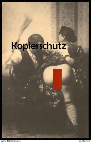 ÄLTERE REPRO ? POSTKARTE AKT NACKTE FRAU EROTIK POPO MANN eroticism femme nus nude woman bottom nudity postcard