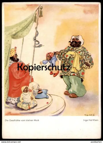 ALTE POSTKARTE MÄRCHEN DER KLEINE MUCK INGE HOF-KLEIN the small muck fairy tale Ansichtskarte AK cpa postcard