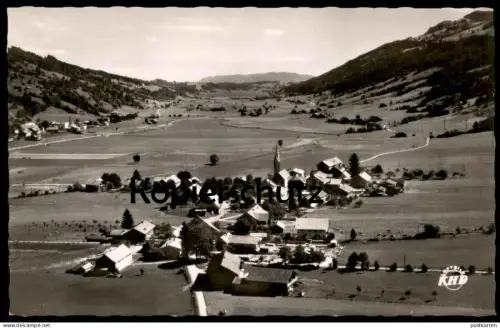 ALTE POSTKARTE THALKIRCHDORF OBERSTAUFEN IM ALLGÄU LUFTBILD PANORAMA AERO EXPRESS MÜNCHEN Ansichtskarte AK cpa postcard