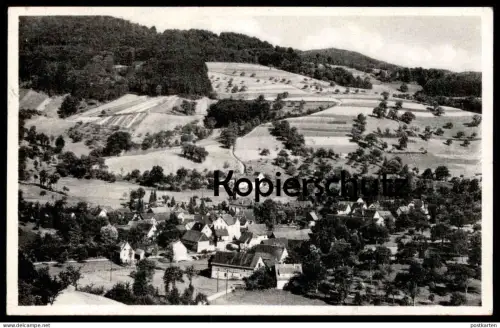 ALTE POSTKARTE SCHLIERBACH ODENWALD PANORAMA GASTHAUS UND PENSION ZUM RÖMISCHEN KAISER Ansichtskarte AK cpa postcard