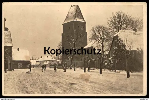 ALTE POSTKARTE LEIPZIG MOCKAU IM WINTER 1914 STEPHANUSKIRCHE KIRCHE SCHNEE Ansichtskarte AK cpa postcard