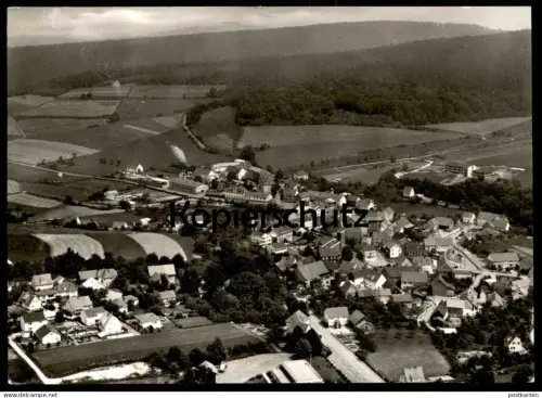ÄLTERE POSTKARTE RENGSHAUSEN FLIEGERAUFNAHME LUFTBILD PANORAMA LUFTAUFNAHME KNÜLLWALD Ansichtskarte AK cpa postcard