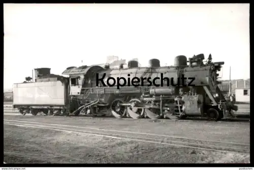 ALTE ORIGINAL POSTKARTE DAMPFLOK 1202 DENVER RIO GRANDE WESTERN USA LOKOMOTIVE locomotive à vapeur steam train postcard