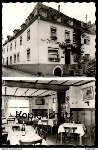 ÄLTERE POSTKARTE GASTHAUS ZEHNTHOF REIL AN DER MOSEL BESITZER J. MÜLLER-NIESEN WEINGUT RUF BULLAY SELEKTA SPIELAUTOMAT