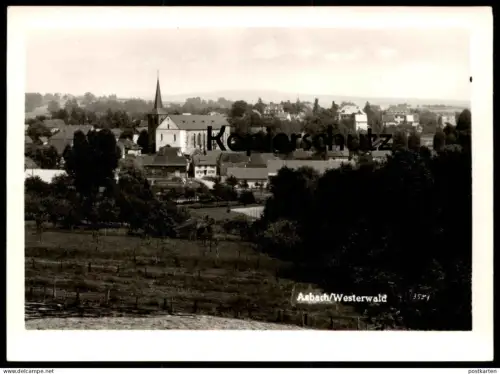 ALTE POSTKARTE ASBACH WESTERWALD PANORAMA GESAMTANSICHT Kreis Neuwied Ansichtskarte AK cpa postcard