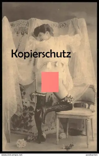 ÄLTERE REPRO ? POSTKARTE AKT NACKTE FRAU EROTIK POPO eroticism femme nus nude woman bottom nudity postcard