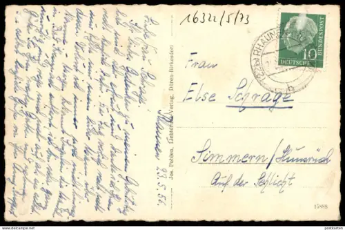 ALTE POSTKARTE RHAUNEN ALTES RATHAUS LANDKREIS BIRKENFELD Ansichtskarte AK cpa postcard
