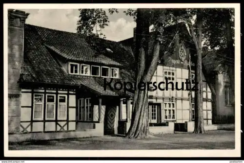 ALTE POSTKARTE LEMGO JUGENDHERBERGE GIEBELEMBLEM Ansichtskarte AK cpa postcard