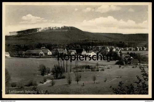 ALTE POSTKARTE SCHIEDER PANORAMA GESAMTANSICHT SCHWALENBERG AN DER LIPPE Ansichtskarte AK cpa postcard