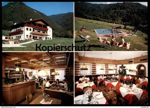 ÄLTERE POSTKARTE LÜSEN LUSON LÜSNERHOF FAMILIE HINTEREGGER Südtirol Alto Adige Dolomiti Italia italy Ansichtskarte AK