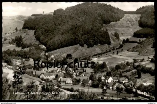 ÄLTERE POSTKARTE LUFTKURORT ALERTSHAUSEN KREIS WITTGENSTEIN PANORAMA Bad Berleburg Ansichtskarte AK cpa postcard