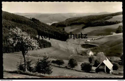 ÄLTERE POSTKARTE SCHÜTZENBACH PANORAMA FURTWANGEN 870 METER Ansichtskarte AK cpa postcard