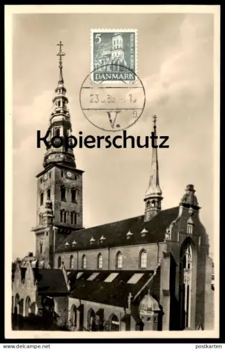 ALTE POSTKARTE KOBENHAVN NICOLAI TAARN 1936 TOWER TURM TOUR Kopenhagen Kobenhaven postcard cpa AK Ansichtskarte