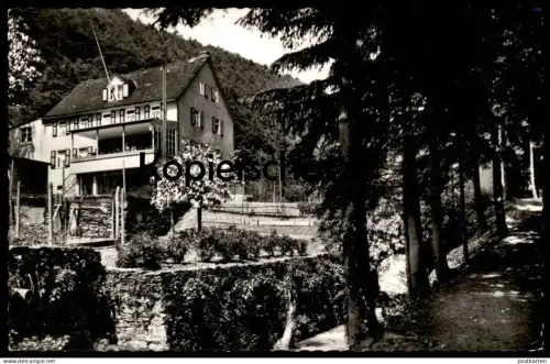 ÄLTERE POSTKARTE ST. GOARSHAUSEN RHEIN PENSION HAUS GUTE MÜHLE BESITZER HANS LÜNGEN Ansichtskarte AK cpa postcard