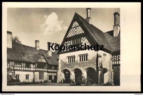 ALTE POSTKARTE POTSDAM CECILIENHOF HISTORISCHE STÄTTE DES POTSDAMER ABKOMMENS TEILANSICHT DES INNENHOFES AK postcard cpa