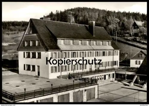 ÄLTERE POSTKARTE GEISING VEB WOHNUNGSBAUKOMBINAT COTTBUS BETRIEBSFERIENHEIM ERICH WEINERT ERZGEBIRGE SACHSEN ALTENBERG