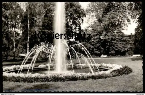 ÄLTERE POSTKARTE OSTERODE DIE 800 JÄHRIGE STADT AM HARZ KURPARK SPRINGBRUNNEN FONTAINE fountain Brunnen Ansichtskarte AK