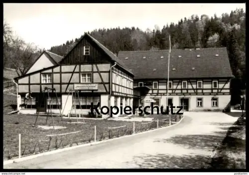 ÄLTERE POSTKARTE HEESELICHT KREIS SEBNITZ BETRIEBSFERIENHEIM HO POTSDAM HEESELICHTMÜHLE POST HOHNSTEIN AK postcard cpa