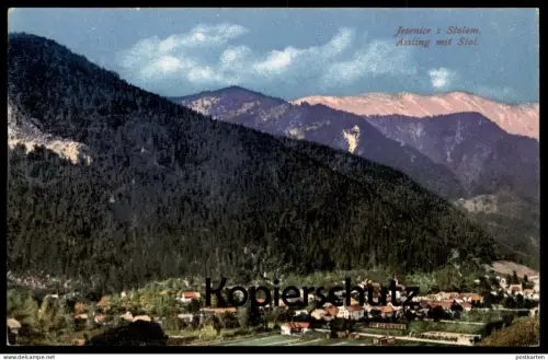 ALTE POSTKARTE JESENICE S STOLOM ASSLING MIT STOL PANORAMA Slovenija Slowenien Slovenia Ansichtskarte cpa postcard