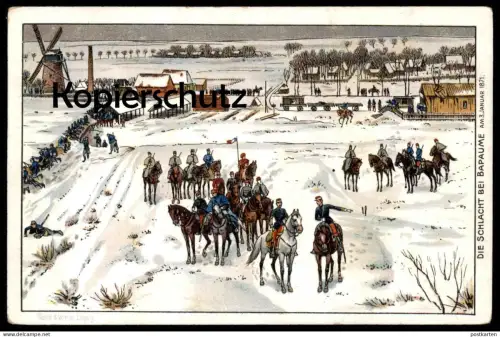 ALTE POSTKARTE DIE SCHLACHT BEI BAPAUME WINDMÜHLE mole molen moulin mill windmill Batpalmen postcard cpa Ansichtskarte