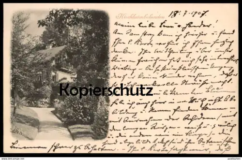 ALTE POSTKARTE KIRCHHEIMBOLANDEN 1907 Ansichtskarte AK postcard cpa