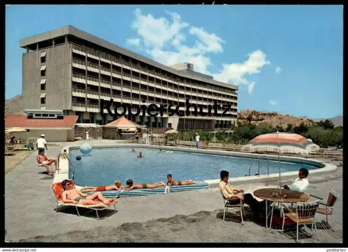 ÄLTERE POSTKARTE HOTEL INTERCONTINENTAL KABUL AFGHANISTAN Aegyptus Monachus Postes Afghanes Ansichtskarte cpa postcard