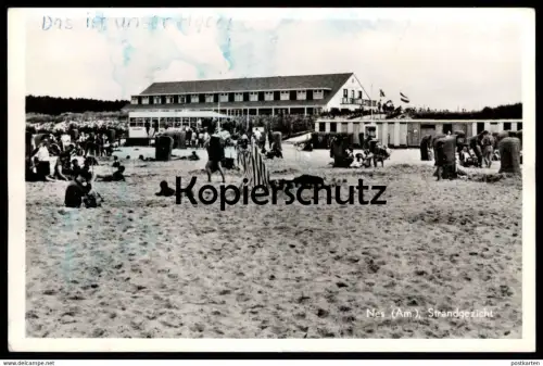 ÄLTERE POSTKARTE NES AMELAND STRANDGEZICHT HOTEL STEINVOORTE Friesland Ansichtskarte cpa postcard AK