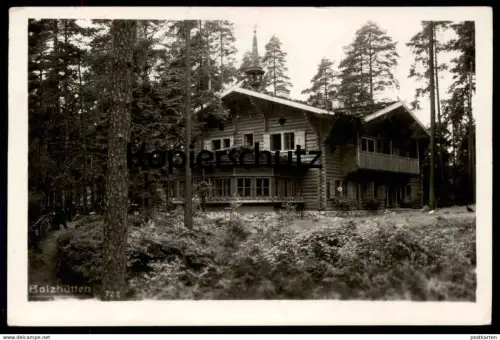 ALTE POSTKARTE BALZHÜTTE BEI DITTERSBACH JETRICHOVICE TETSCHEN Böhmen Tschechische Republik postcard Ansichtskarte