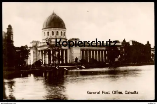 ALTE POSTKARTE GENERAL POST OFFICE CALCUTTA KALKUTTA Kolkata India Indien cpa AK postcard Ansichtskarte