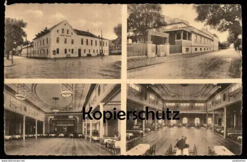 ALTE POSTKARTE GASTHOF CROSSEN AN DER MULDE BESITZER MAX GÖTZ FERNRUF ZWICKAU Ansichtskarte AK postcard cpa