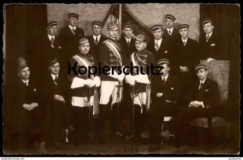 ALTE FOTO POSTKARTE LEIPZIG STUDENTENVERBINDUNG STUDENTEN Studentica Studentika Ansichtskarte AK cpa photo postcard