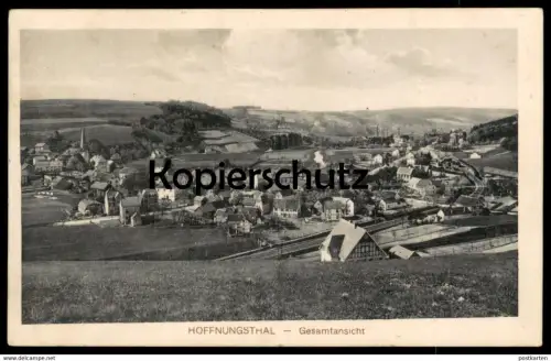 ALTE POSTKARTE HOFFNUNGSTHAL GESAMTANSICHT PANORAMA Rösrath Eisenbahn railway Ansichtskarte cpa postcard AK