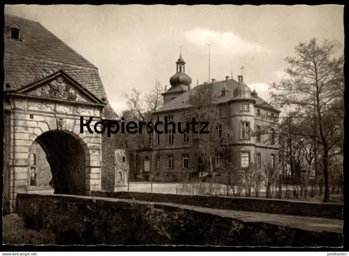 ÄLTERE POSTKARTE TROISDORF RATHAUS TORBOGEN TOR Ansichtskarte AK cpa postcard