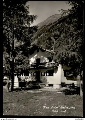 ÄLTERE POSTKARTE SÖLDEN ÖTZTAL 1377 METER HAUS STEFAN Tirol Österreich Austria Ansichtskarte AK cpa postcard