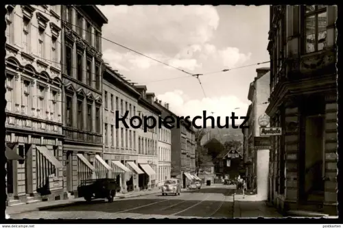 ÄLTERE POSTKARTE WUPPERTAL BARMEN RUDOLFSTRASSE APOTHEKE WERBUNG ASPIRIN SPALT-TABLETTE Ansichtskarte AK postcard cpa