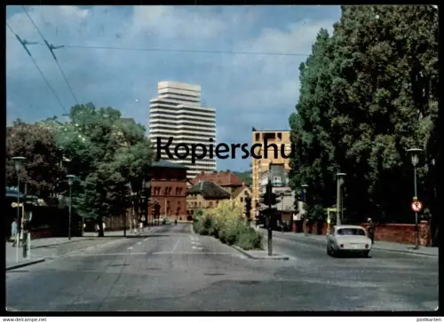 ÄLTERE POSTKARTE KAISERSLAUTERN BLICK AUF DAS NEUE RATHAUS Ansichtskarte postcard cpa AK