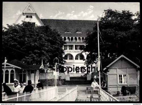 ÄLTERE POSTKARTE GLÜCKSBURG MATTHIAS-CLAUDIUS-HEIM Matrose Seemann Ansichtskarte AK postcard cpa