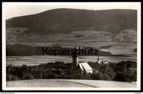 ALTE POSTKARTE GRULICH PANORAMA KRALIKY NORDBÖHMEN Böhmen ceska republika czech republic Ansichtskarte postcard