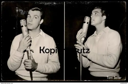 ALTE POSTKARTE TONI SAILER FILM-SCHAUSPIELER IN DER SCHWARZE BLITZ FOTO BAVARIA SKI WINTER actor acteur Foto postcard