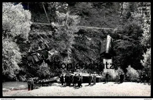 ALTE FOTO POSTKARTE EISENBAHN UNGLÜCK ÖBB DAMPLOK 038 KOGLHOF BIRKFELD FEISTRITZ 19.08.1962 train accident Zugunglück