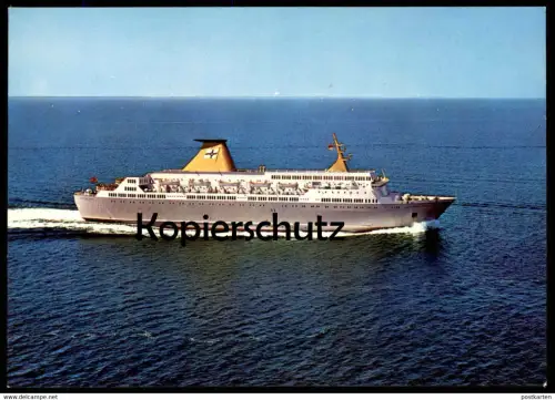 ÄLTERE POSTKARTE KRONPRINS HARALD MEER KIEL OSLO FÄHRSCHIFF FÄHRE ferry Schiff Motorschiff ship bateau Ansichtskarte cpa