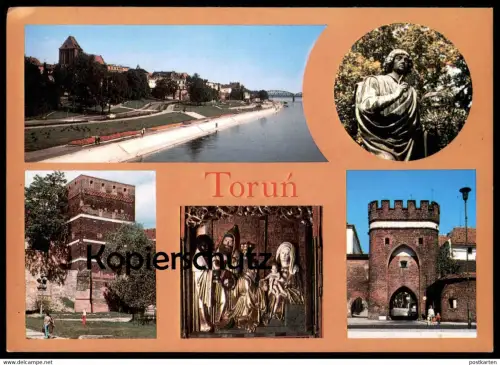 ÄLTERE POSTKARTE TORUN BULWAR FILADELFIJSKI POMNIK MKOLAJA KOPERNIKA Polska Poland Polen Ansichtskarte AK cpa postcard
