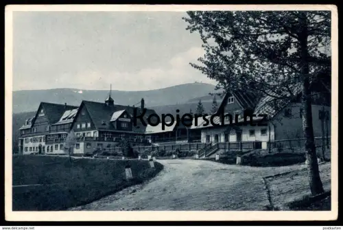 ALTE POSTKARTE BERGHOTEL TEICHMANNBAUDE 1941 BRÜCKENBERG RIESENGEBIRGE KARPACZ Karkonosze Krkonose Ansichtskarte cpa