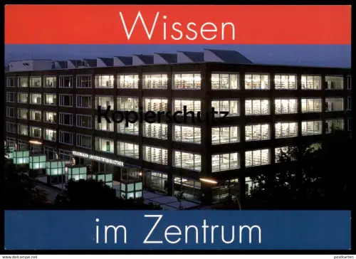 ÄLTERE POSTKARTE BERLIN ERÖFFNUNG DER VOLKSWAGEN UNIVERSITÄTSBIBLIOTHEK BIBLIOTHEK Library Bibliotheque Ansichtskarte AK