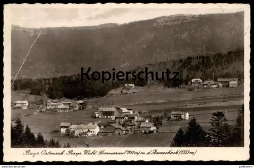 ALTE POSTKARTE SOMMERAU MIT DEM ZWERCHECK BAYERISCHE OSTMARK BAYRISCHER WALD Ansichtskarte AK cpa postcard