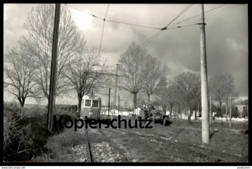 ALTE POSTKARTE GRANADA STRASSENBAHN & TRAKTOR Tractor Tracteur Trecker Spanien Espana spain cpa postcard Ansichtskarte