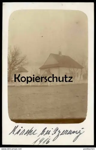 ALTE POSTKARTE DEUTSCHE KOLONIE DORFKIRCHE IN ALEXANDROWSK 1916 RUSSLAND Alexandrowska Russia Ansichtskarte cpa postcard