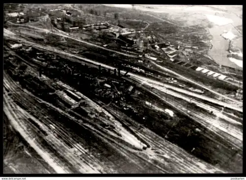 ÄLTERES REPRO FOTO CHARKIW CHARKOW BAHNHOF ZERSTÖRT station gare Ukraine postcard Ansichtskarte cpa AK