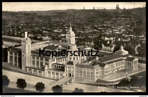 ALTE POSTKARTE MÜNCHEN DEUTSCHES MUSEUM DARSTELLUNG MODELL postcard cpa AK Ansichtskarte Architecture
